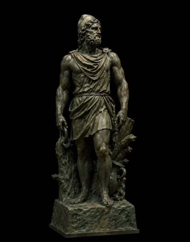 Marble statue of Odysseus